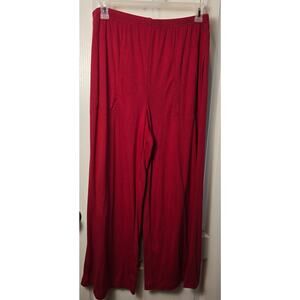 free-est Free People super wide leg pull on pant red sz XL